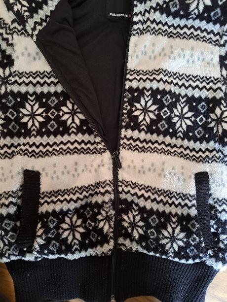 Flisova mikina, fishbone,m