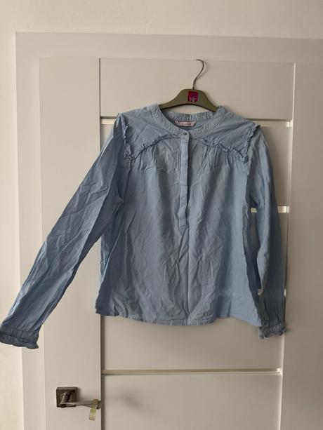 Bledomodra bluzka, camaieu,38