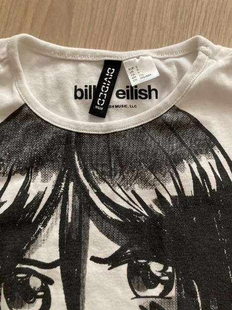 Tričko billie eilish, h&m,164