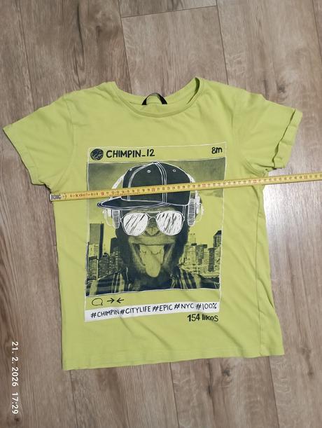 Žltozelené tričká 146/152 (už s poštovným), george,146