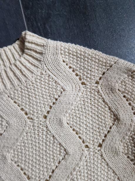 Pletený pulóver, h&m,s