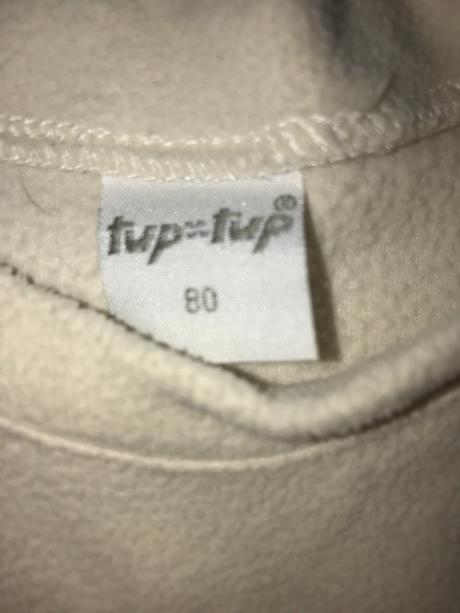 Dievčenský príjemný pulóver - flísový, tup tup,80