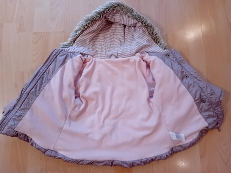 Dievčenská zimná bunda s kapucňou (98), next,98