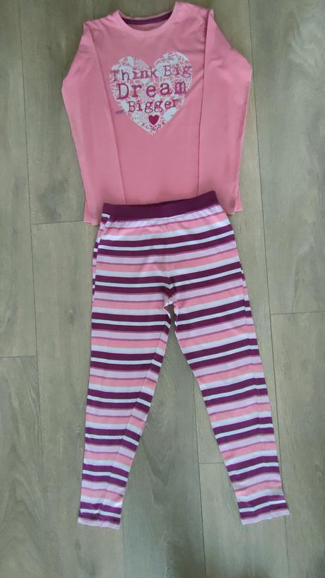 Krásne dievčenské pyžamo f&f, 9-10 r., f&f,140