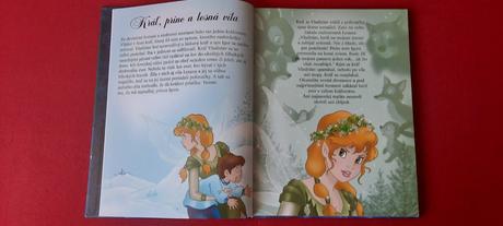 Knizka - rozpravky o vílach ( 30- 23 cm).,