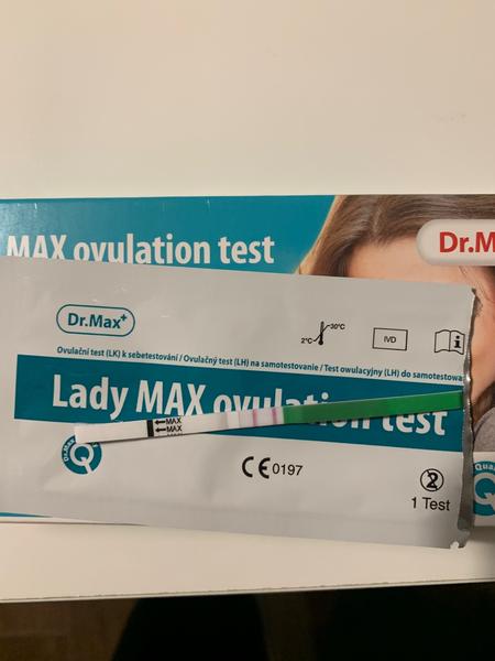 Ovulačný test týždeň pred MS.