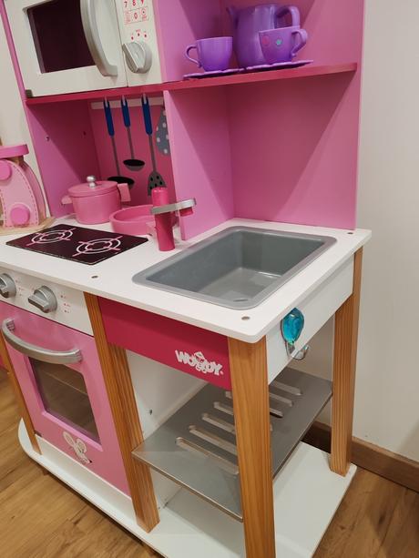 Drevena detska kuchynka woody, 