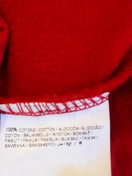 Chlapčenská červená mikina, ovs, 146-152 cm, ovs,152