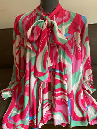 Blúzka vzadu predozena, xxl