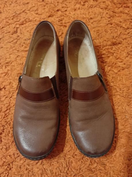 Kožené poltopánky zn. stefano, 41
