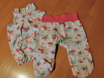 Svieži letný komplet  polodupačiek a tielka, 62