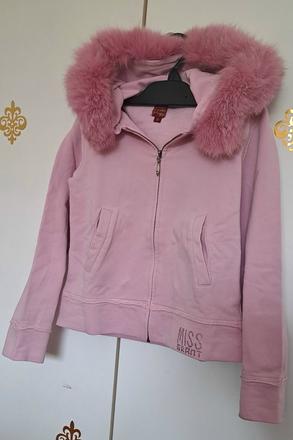 Mikina s kožušinkou, 128