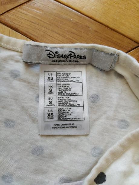 Bodkované tričko., disney,xs