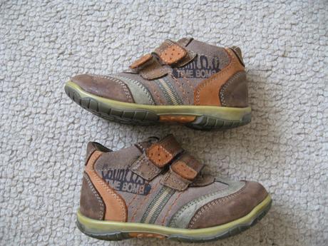 Kožené topánky, veľkosť 23, bären-schuhe,23