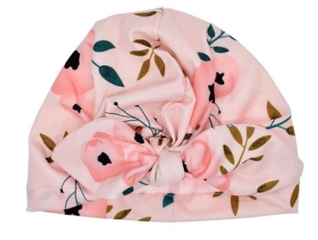 Dievčenské čiapočky "turban" 6mesiacov-1,5 roka, 74 / 80 / 86