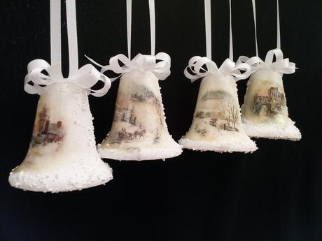 Krásne ručne robené zvončeky s krajinkami, 