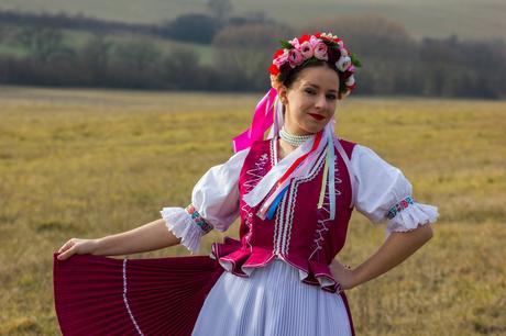 Kvetinová čelenka, parta,