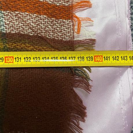 Károvaný oranžovo-hnedý šál, h&m