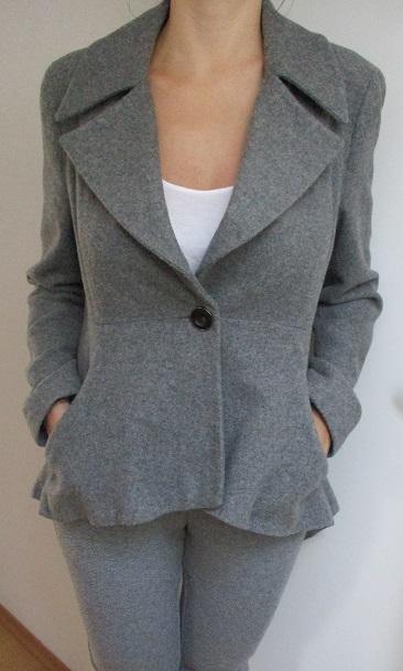 Kabátik - sako štýlového strihu, zara,40