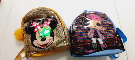 Svietiaci ruksak minnie /lol -ka,