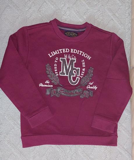 Bordová mikina, mayoral,110