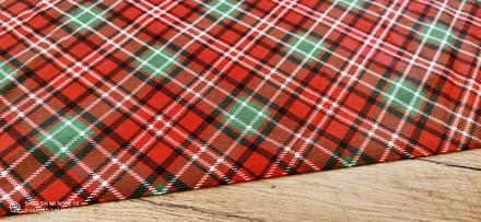 Bavlna režná - káro- cena za 10 centimetrov, 
