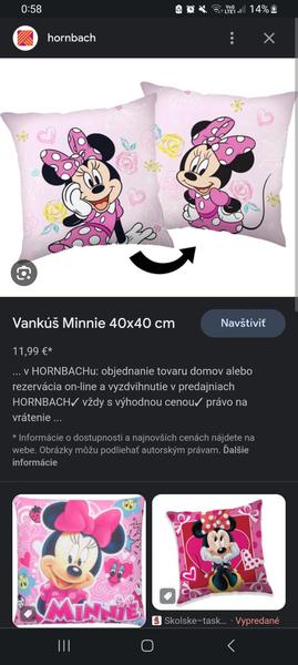Kde kúpim Minnie vankúš?