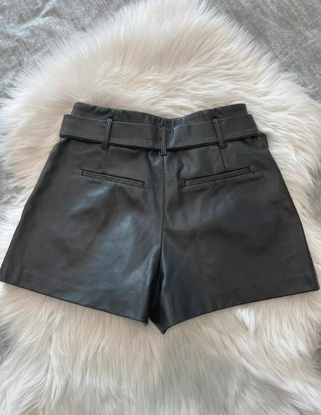 Koženkové kraťasy zara m, zara,m