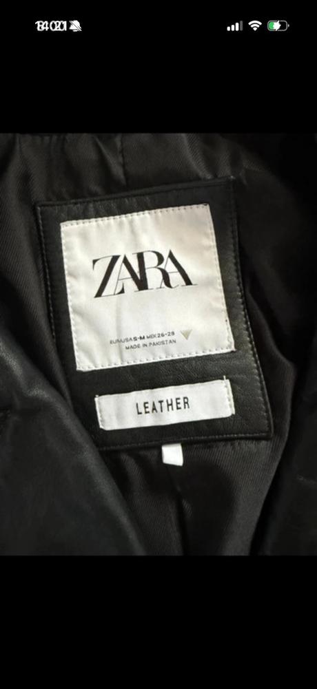 Zara kožená bunde s/m, zara,s