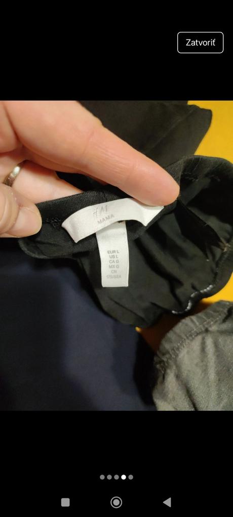 Tehotenské legíny, h&m,m
