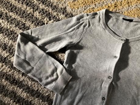 Sivý svetrík 146/152, takko,146