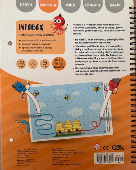 Kvído roztancované fixky 5+ predškolák, 