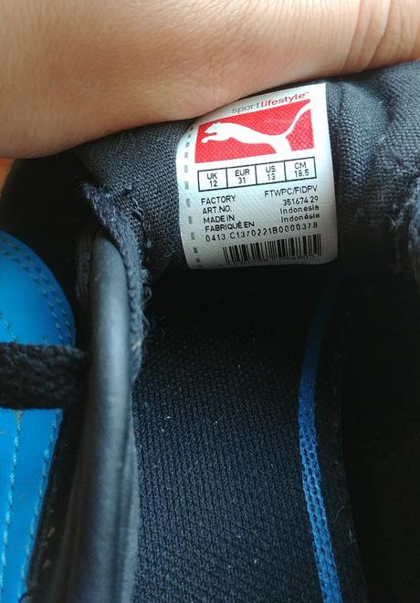 Cierno-modre tenisky puma, puma,31