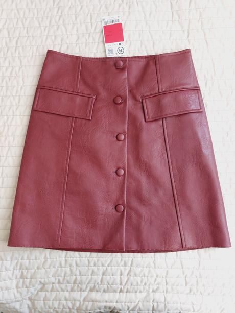 Sukňa eko koža, orsay,34