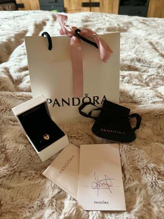 Pandora original koralka-privesok zamok srdce, pandora
