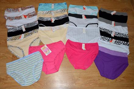 Dámske bavlnené nohavičky, l / m / s / xl / xxl