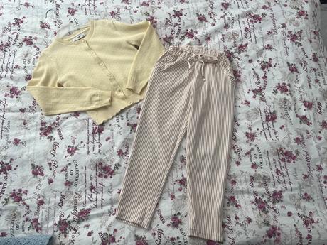 C&a pasikované nohavice 122, c&a,122