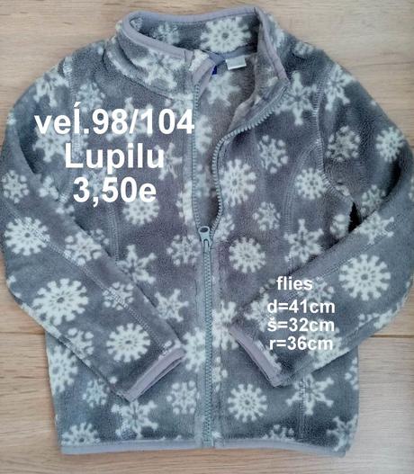 Mikina dievčenská, veĺ.98/104, lupilu,104