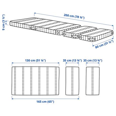 Detská rastúca posteľ ikea, šírka (cm): 80,dĺžka (cm): 200