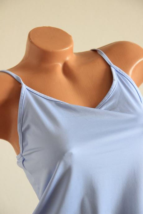 Bledo modrý body top, l, l