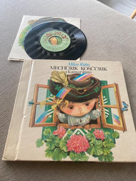 Mechúrik koščúrik s kamarátmi a lp platňa 1981,