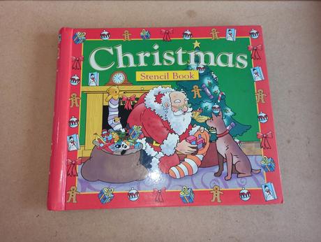 Christmas stencil book, 