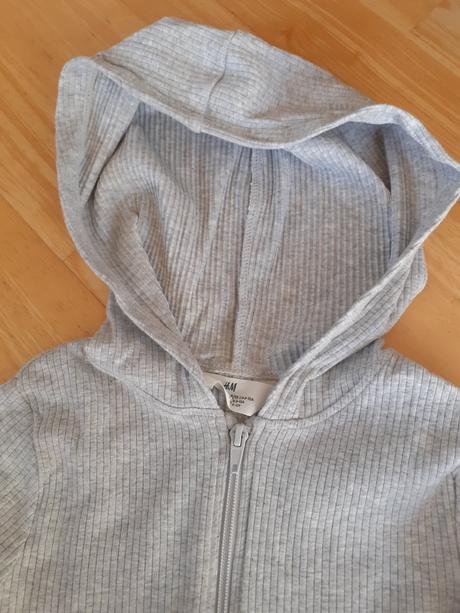 Mikinka so zipsom hm 134/140, h&m,134