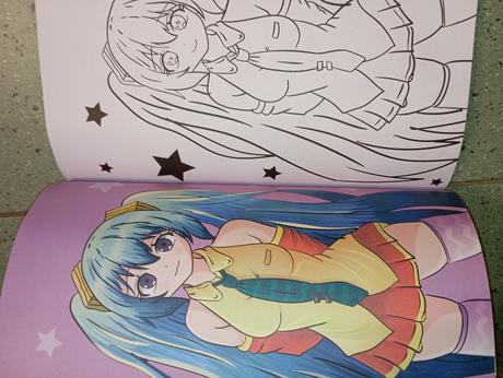 Manga omaľovánka color action, 