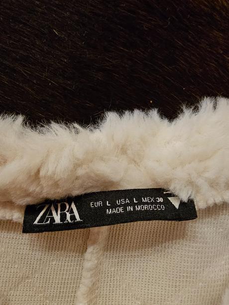 Huňatý croptop zara l, zara,l