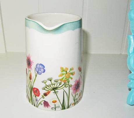 Porcelánový čajník a džbán - značka burleigh, 