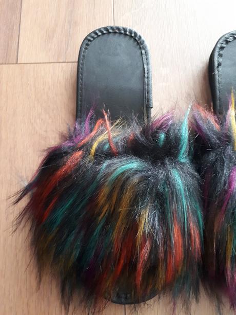 Šľapky s kožušinou, 40