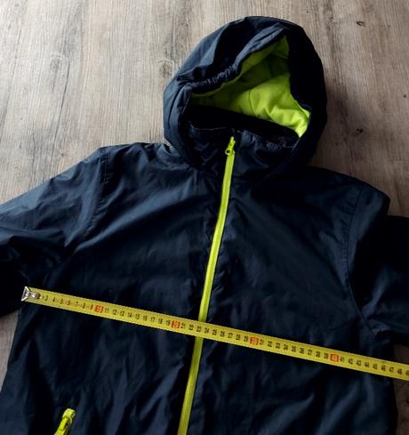 Čierno žltá zimná vetrovka, 134