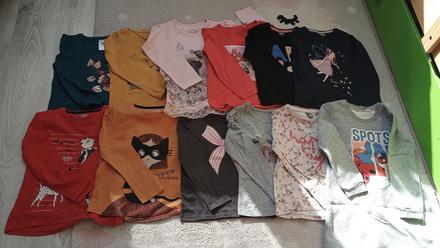 Balík tričká 122 12ks, 122–134