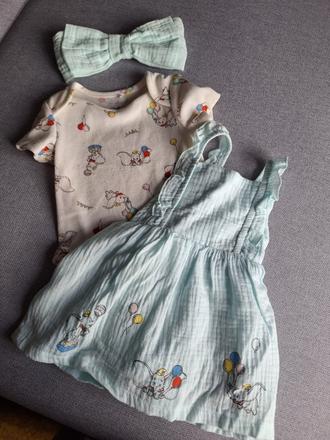 Šatová suknička s mašľou, primark,62